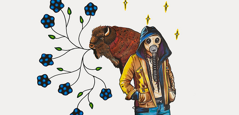 illustration by an indigenous artist